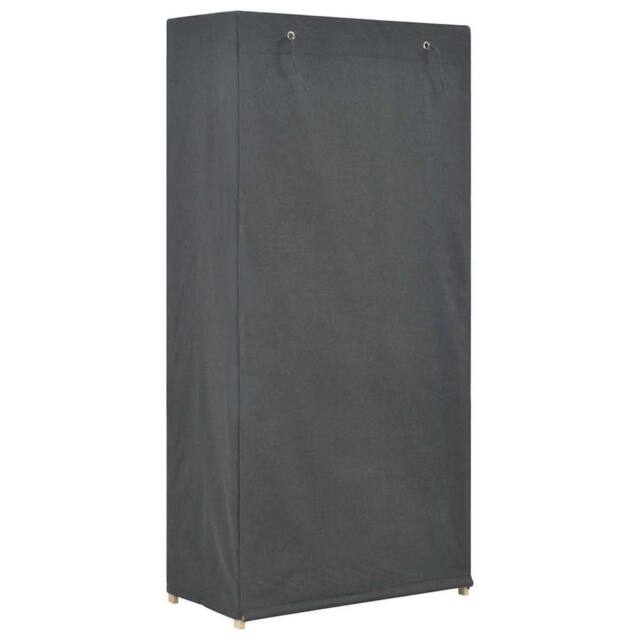 Berkfield Home Decorative 3-Tier Wardrobe Grey 79x40x170 cm Fabric - Size: 79 x 40 x 170 cm - image 1