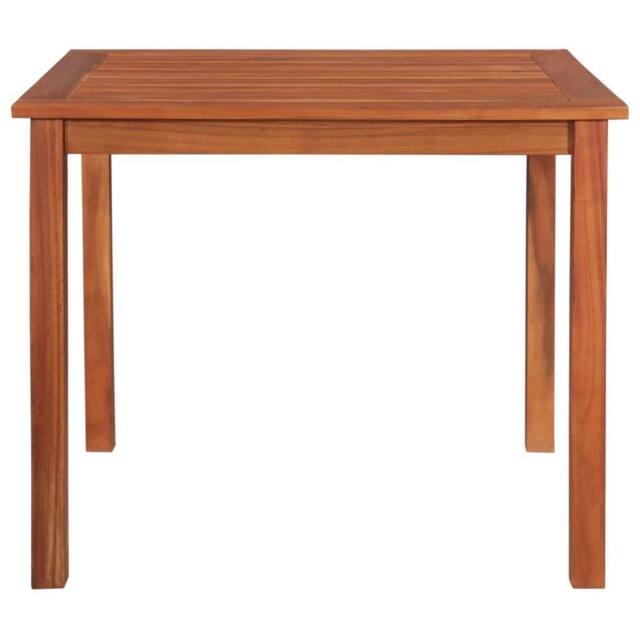 Berkfield Home Garden Table 85x85x74 cm Solid Acacia Wood in Brown - Size: 85 x 85 x 74 cm - image 1