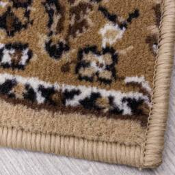 runrug Hallway Carpet Runner Rug - Soft & Comfy, 9mm - 'Traditional' in Beige - Size: 60 cm x 180 cm - thumbnail 2