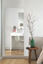 Living and Home Self Adhesive Wall Mirror Sheet in Clear