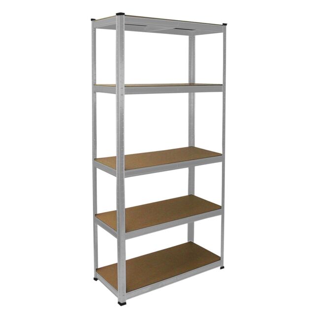 Monstershop Galvanised Racking Unit 90 x 40 x 180 in Silver - image 1