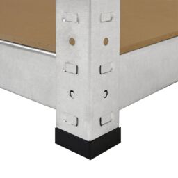 Monstershop Galvanised Racking Unit 90 x 40 x 180 in Silver - thumbnail 2