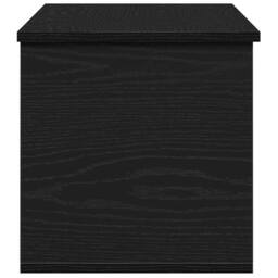 Berkfield Home Modern Black Oak Storage Box - 90x35x35 cm - Engineered Wood - Size: 90 x 35 x 35 cm - thumbnail 8