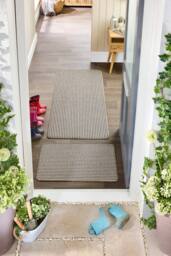 My Mat My Stain Resistant Twist Stripe Natural 50X75 - Size: 50 cm x 75 cm - thumbnail 1