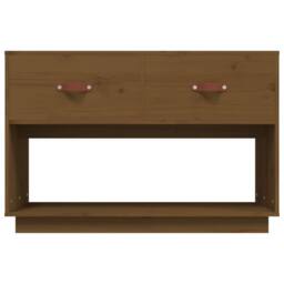 Berkfield Home TV Cabinet Honey Brown 90x40x60 cm Solid Wood Pine - Size: 90 x 40 x 60 cm - thumbnail 6