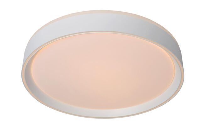 Lucide 'NURIA' Dimmable Stylish Decorative Indoor LED Flush Ceiling Light in White - image 1