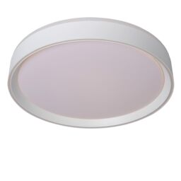 Lucide 'NURIA' Dimmable Stylish Decorative Indoor LED Flush Ceiling Light in White - thumbnail 5