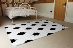 Benjamin Tate Design Star Ornament Designer Rug in Natural - Size: Large - thumbnail 3