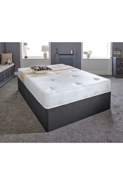 eXtreme Comfort Ltd Hand-Tufted Innerspring Mattress 9 Inch Deep Medium Soft Comfort in White - Size: Double - image 1