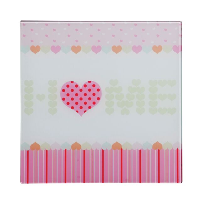 Orsina Home Glass Print Home Wall Décor in Pink - image 1