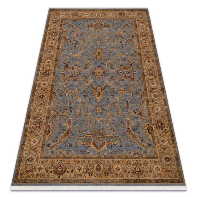 RugsX Wool Keshan Rug in Beige - Size: 80 cm x 145 cm - image 1
