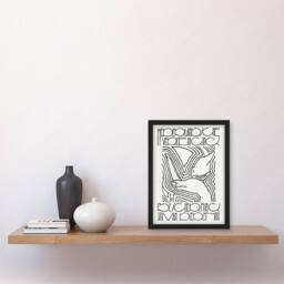 Artery8 Animal Protection Poster Advert Reijer Stolk Framed Wall Art Print in White - Size: A4 - thumbnail 4