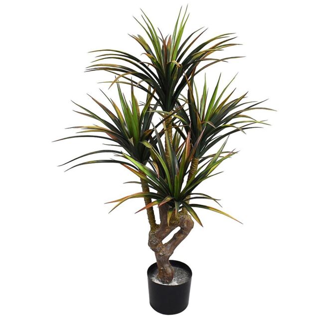 Leaf 105cm UV Resistant Yucca Tree with 179 Leaves in Green