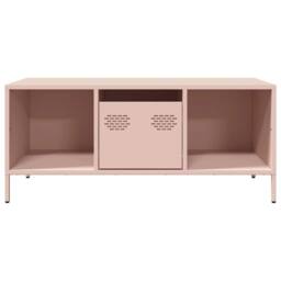 Berkfield Home Coffee Table Pink 101.5x50x43.5 cm Cold-rolled Steel - thumbnail 4