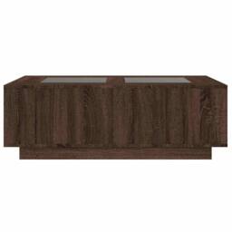 Berkfield Home Coffee Table with Infinity LED Brown Oak 116x69x40 cm - Size: 116 x 69 x 40 cm - thumbnail 6