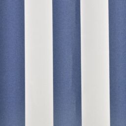 Berkfield Home Awning Top Sunshade Canvas Blue & White 3 x 2.5m (Frame Not Included) - thumbnail 3