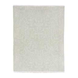 Morris & Co Acorn Tonal Jacquard Throw in Green - Size: 130 cm x 170 cm - thumbnail 4