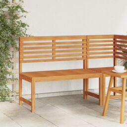 Berkfield Home Garden Bench 100x50x91 cm Solid Wood Acacia in Brown - Size: 100 x 50 x 91 cm - thumbnail 4