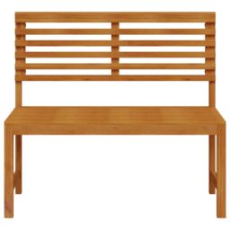 Berkfield Home Garden Bench 100x50x91 cm Solid Wood Acacia in Brown - Size: 100 x 50 x 91 cm - thumbnail 6