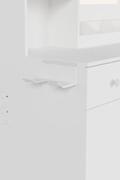 Living and Home Dressing Table with LED Illuminated Mirror in White - thumbnail 7