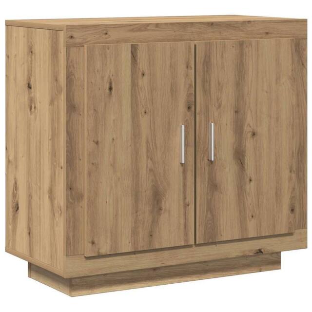 Berkfield Home Sideboard Artisan Oak 80x40x75 cm Engineered Wood in Brown - Size: 80 x 40 x 75 cm - image 1