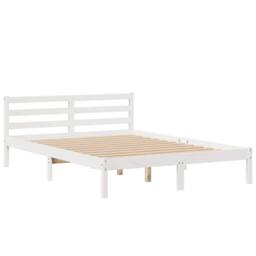 Berkfield Home Bookcase Bed without Mattress White 140x190 cm Solid Wood Pine - thumbnail 8