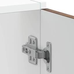 Berkfield Home Sink Base Cabinet Kalmar Smoked Oak 60x46x81.5 cm Engineered Wood in Brown - thumbnail 9