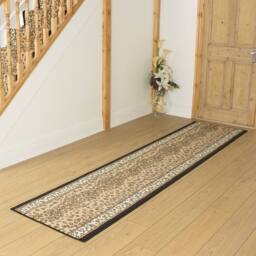 runrug Hallway Carpet Runner Rug - Soft & Comfy, 9mm - 'Leopard' in White - Size: 60 cm x 150 cm - thumbnail 5