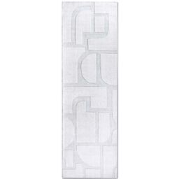 THE RUGS Villeroy & Boch 1906 Wool Rug Alexis - Soft Handwoven Geometric Design in White - Size: 80 cm x 150 cm - thumbnail 4