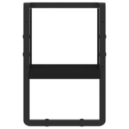 Berkfield Home Wall Shelf with Bar Black 20x25x30 cm - Size: 20 x 25 x 30 cm - thumbnail 4
