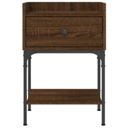 Berkfield Home Bedside Tables 2 pcs Brown Oak 40.5x31x60 cm Engineered Wood - thumbnail 6