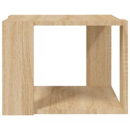Berkfield Home Coffee Table Sonoma Oak 40x40x30 cm Engineered Wood in Brown - Size: 40 x 40 x 30 cm - thumbnail 5