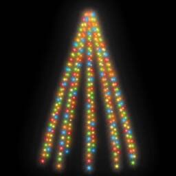 Berkfield Home Christmas Tree Net Lights with 250 LEDs Colourful 250 cm - thumbnail 4