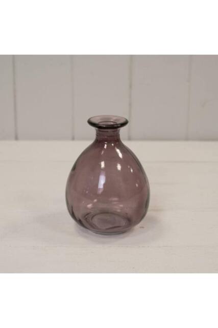 KDMD Amethyst Glass Bud Vase in Purple - image 1