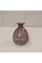 KDMD Amethyst Glass Bud Vase in Purple - thumbnail 1