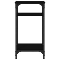 Berkfield Home Side Table Black 40x30x75 cm Engineered Wood - Size: 40 x 30 x 75 cm - thumbnail 6