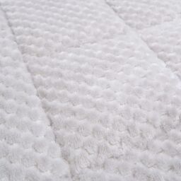OHS Waffle Fleece Soft Warm Weighted Blanket - 8kg in Silver - Size: 150 cm x 200 cm - thumbnail 7