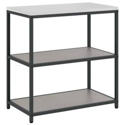 Berkfield Home Kitchen Storage Shelf with Storage Rusty Weathering steel in Brown - thumbnail 6