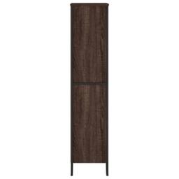 Berkfield Home Modern Bookcase Brown Oak 80x31x137.5 cm Engineered Wood - thumbnail 5