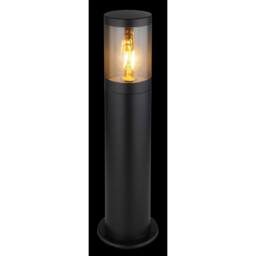 Netlighting Xeloo Outdoor Bollard Matt Black IP44 1x E27 - thumbnail 4