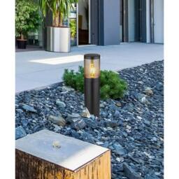 Netlighting Xeloo Outdoor Bollard Matt Black IP44 1x E27 - thumbnail 5