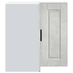 "Berkfield Home Kitchen Wall Corner Cabinet ""Porto"" Concrete Grey Engineered Wood" - thumbnail 6