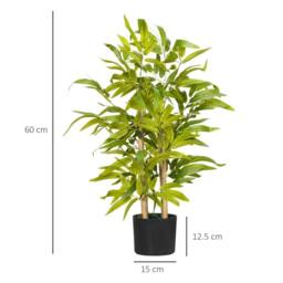 Kelvenix Potted Artificial Plants Bamboo Tree in Green - Size: 0.6m2 - thumbnail 2