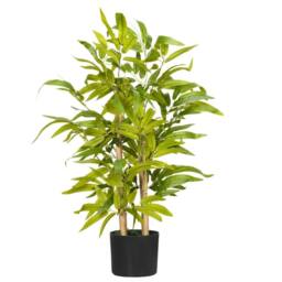Kelvenix Potted Artificial Plants Bamboo Tree in Green - Size: 0.6m2