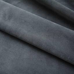 Berkfield Home Elegant Blackout Curtains 2 pcs with Hooks Velvet Anthracite 140x in Dark Grey