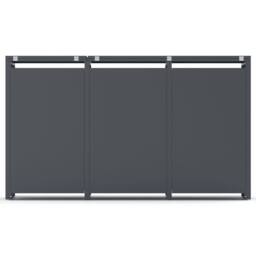 Phoenix Safe Company Phoenix Outdoor Triple Wheelie Bin Store for 3 x 240L Bins, Oak Effect Metal Storage GB3300AW in Brown - Size: 800mm - thumbnail 6