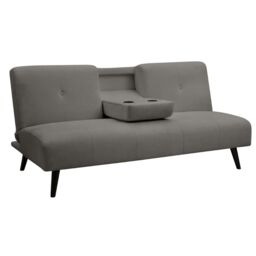 Home Detail Chicory Sofa Bed With Cupholder Tray in Dark Grey - Size: 3 Seater - thumbnail 3