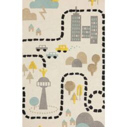 Wyld and Coco Multicolour Kids' Area Rug 80 x 150 cm - Size: 80 cm x 150 cm - thumbnail 2