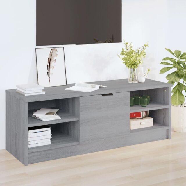 Berkfield Home TV Cabinet Grey Sonoma 102x35.5x36.5 cm Engineered Wood - image 1