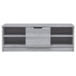 Berkfield Home TV Cabinet Grey Sonoma 102x35.5x36.5 cm Engineered Wood - thumbnail 6
